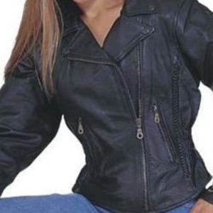 Xelement leather motorcycle jacket
